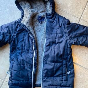 Lands end little boys winter jacket size 5-6